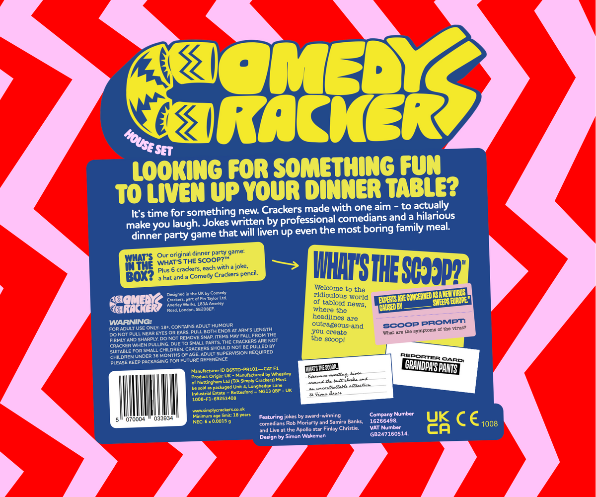Pre-order Comedy Crackers: The House Set
