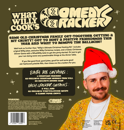 Pre-order WhatWillyCook's Christmas Crackers -UK & Europe edition