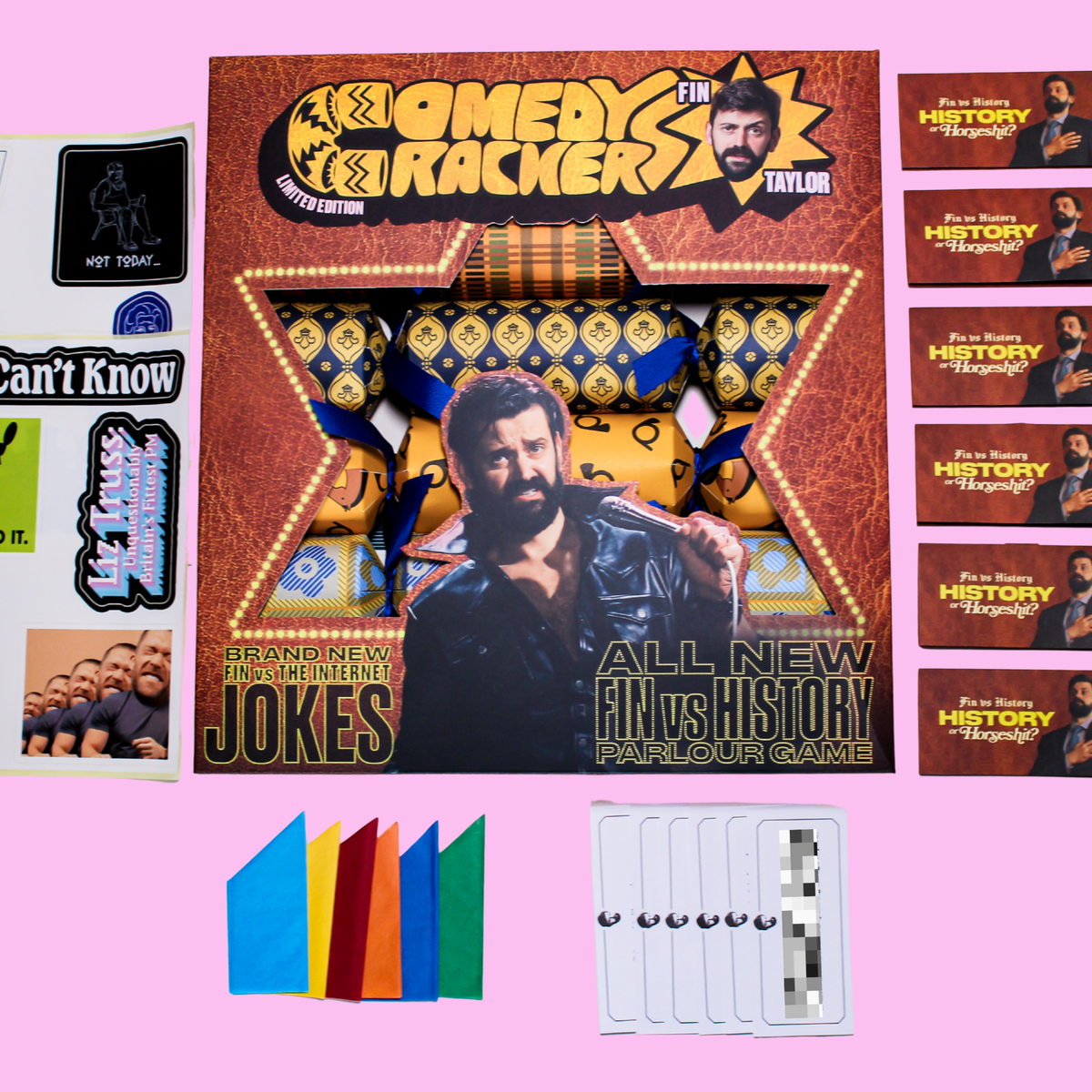 Pre-order Fin Taylor's 2026 Christmas Crackers - UK & Europe edition