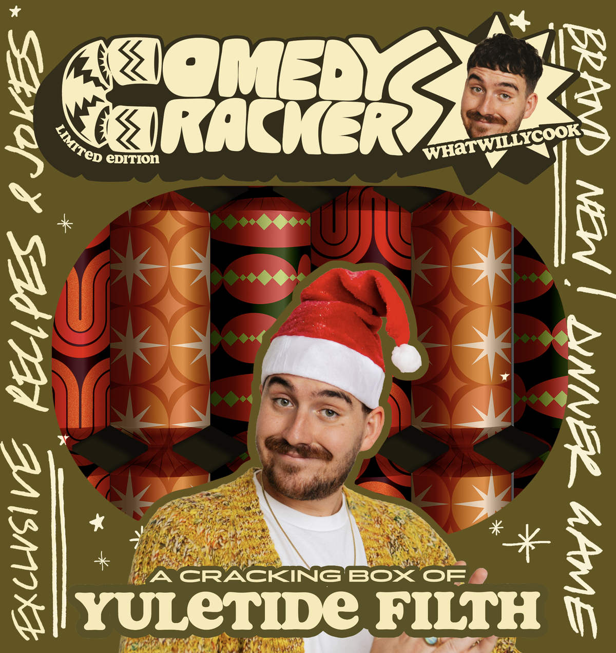 Pre-order WhatWillyCook's Christmas Crackers -UK & Europe edition